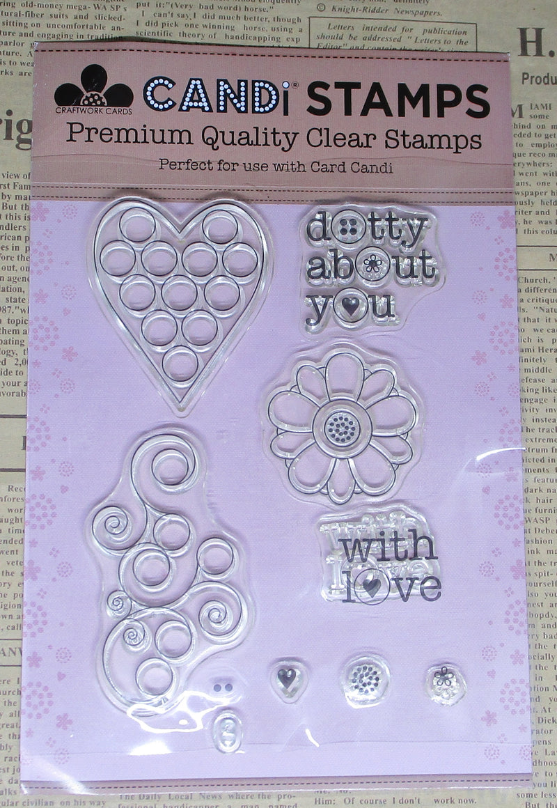 Clear Stamps Dotty about you
