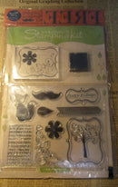 Magazine and Stamps Set Clear Block