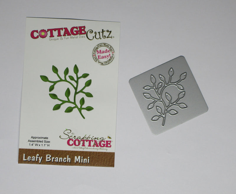 Cottage Cuts Die Leafy Branch Mini