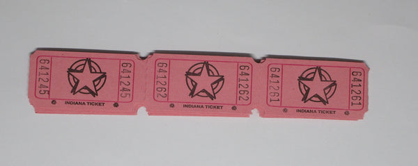Paper Tickets Star Light Pink