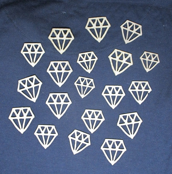 Chipboard Diamonds Assorted