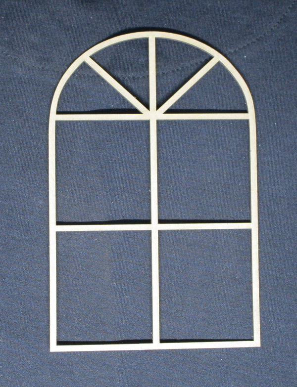 Chipboard Frame Arch Window